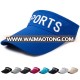 Custom high quality sport sun visor golf caps for unisex