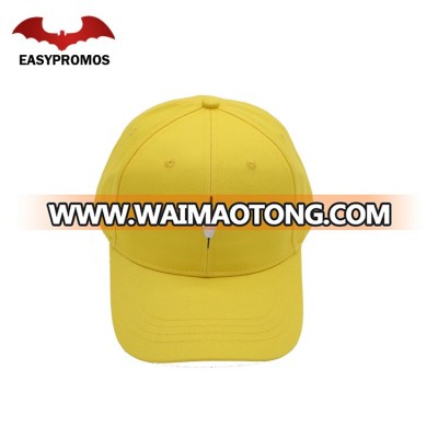 100% Cotton Custom Baseball Cap Plain Embroidered Hat Cap